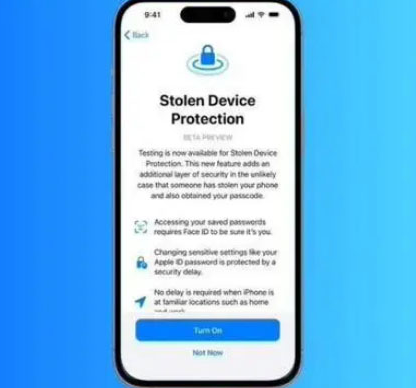 遂溪苹果授权维修店分享被盗设备保护功能开启方法 