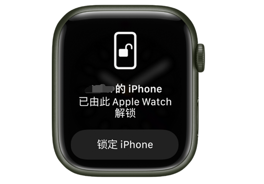 遂溪苹果手机维修分享用 AppleWatch 解锁配备面容 ID 的 iPhone方法 