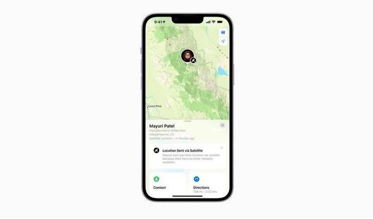 遂溪苹果14维修分享iPhone14系列中 FindMy功能通过卫星分享位置方法教程 