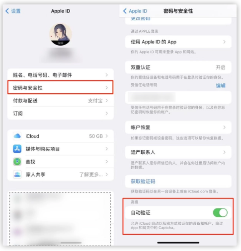 遂溪苹果手机维修分享iOS 16 自动验证功能开启方法 