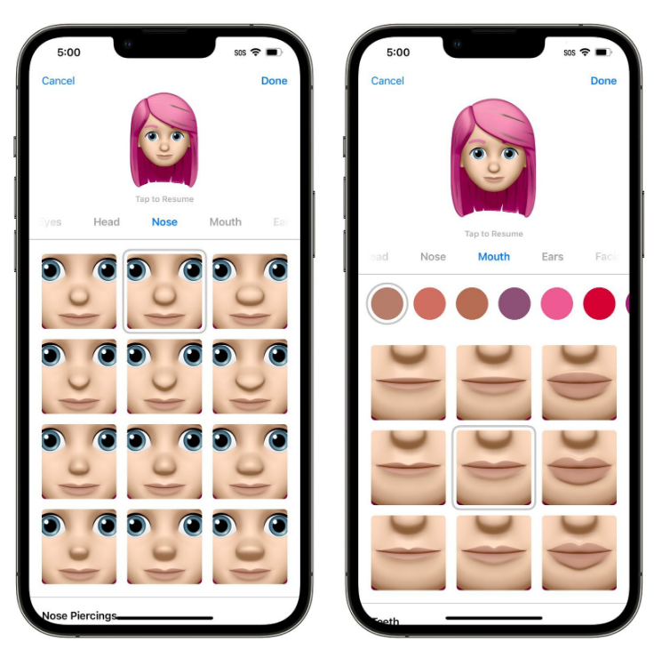 遂溪苹果手机维修分享​iOS 16中的拟我表情有了哪些变化和升级 