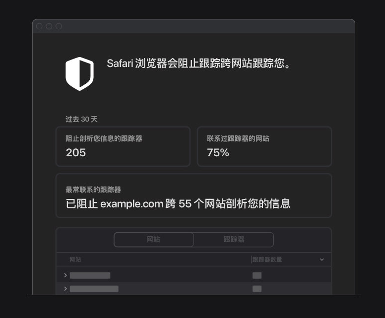 遂溪苹果手机维修分享如何在 Safari 浏览器中查看和打开隐私报告 